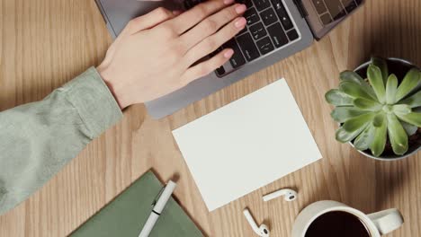 modern workspace with laptop and accessories