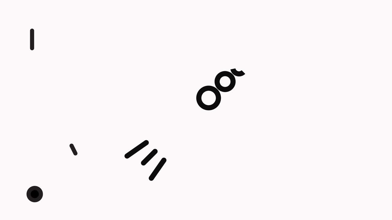 animación del icono de la línea de cohetes con alfa