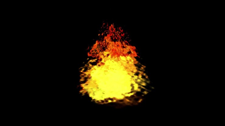Ildflamme flammeeffekt baggrund