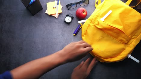prepararse para la escuela