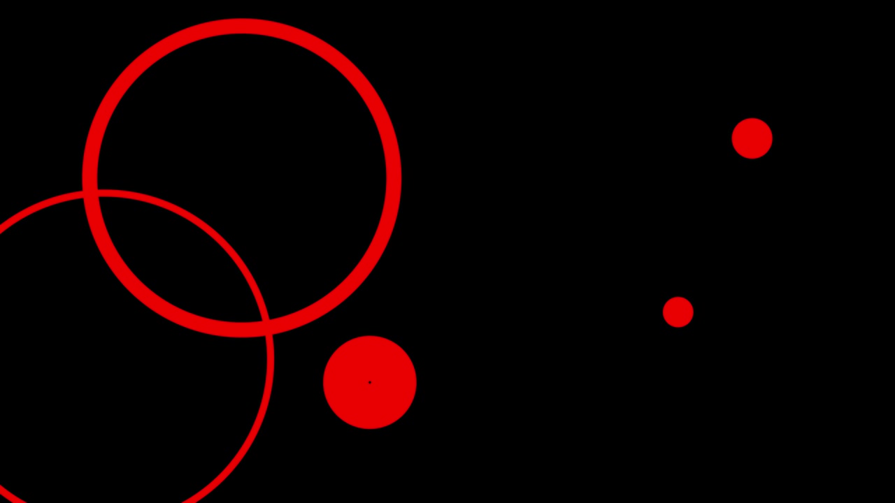Shape animation circle spreading motion graphics