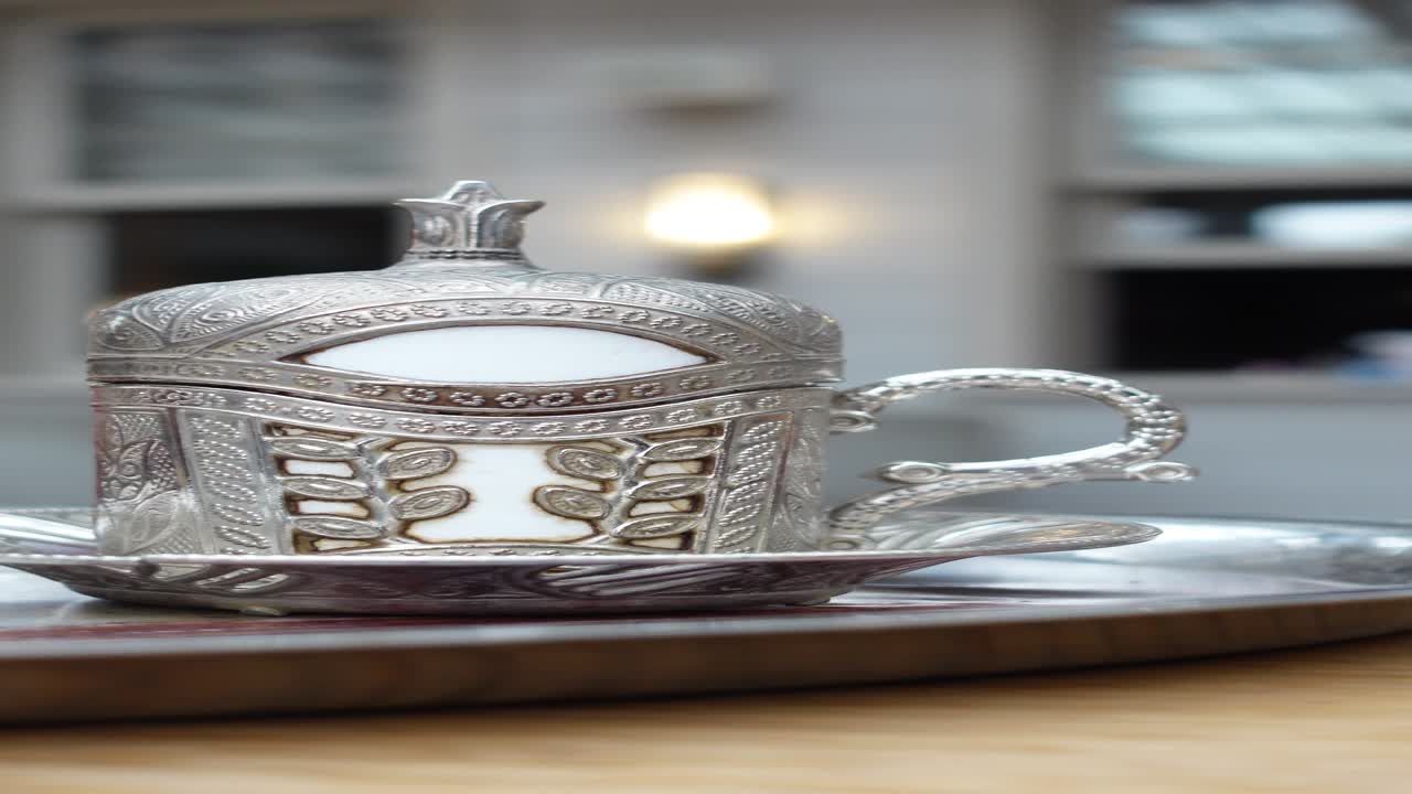 전통적인 터키 커피 비