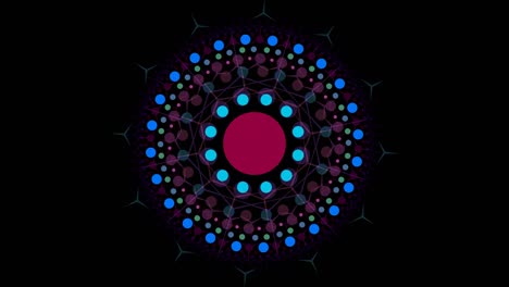 arte punto desvanecimiento y parpadeo y triángulo afuera y púrpura multi espina afilada