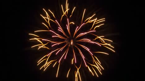 a captivating journey through radiant light: explosive patterns emerge as the energetic display transforms in a stunning visual experience of fireworks