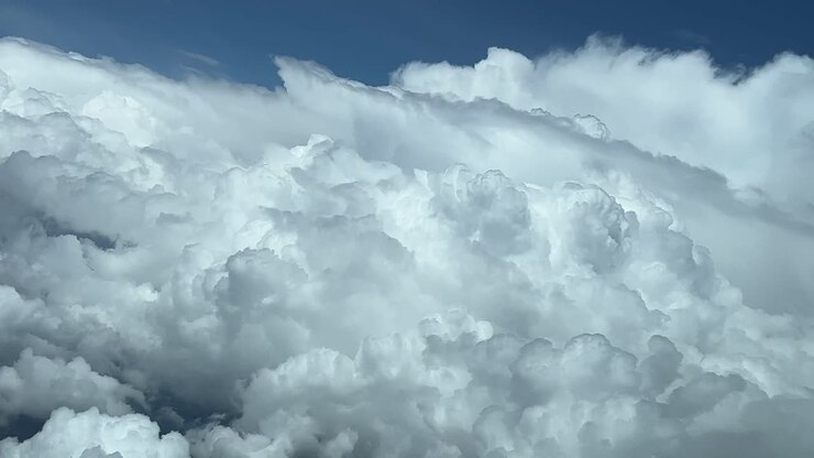 Huge storm clouds