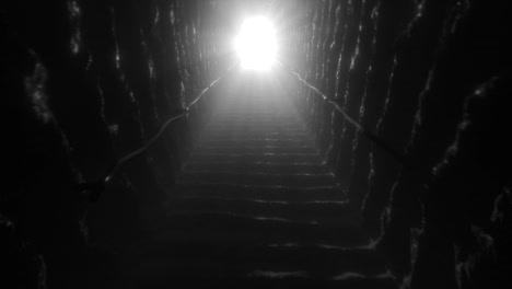 the light at the end of the tunnel. loopable video.