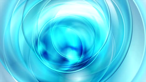 cyan blue abstract glowing video animation