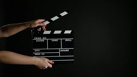 Clapperboard in Hands