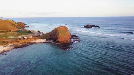 hermosa isla de lombok - hora del atardecer
