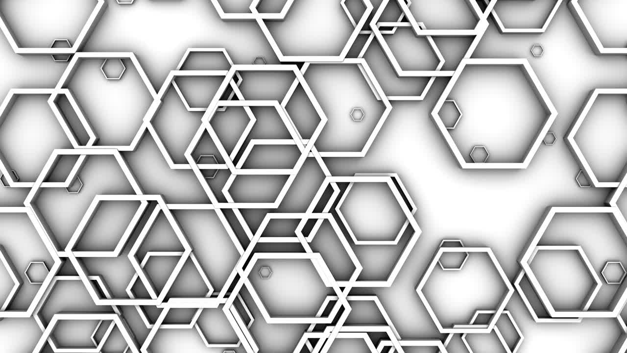 fondo de hexágonos animados