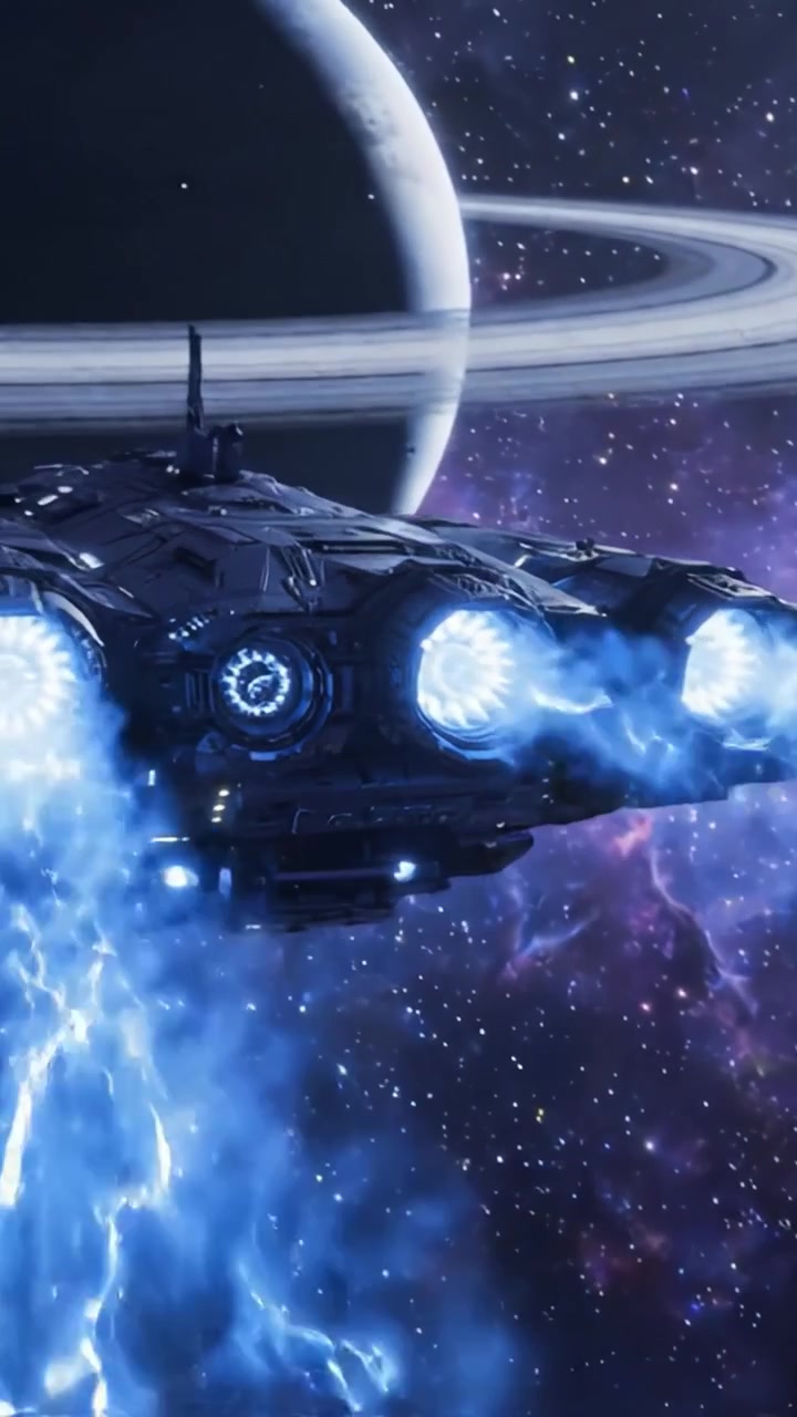 Sorprendente Viaggio in Astronave Attraverso Regni Cosmici: Esplorando la Vastità dello Spazio con Emozionanti Progressi Tecnologici e Meraviglie Celesti