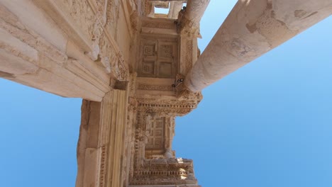 the library of celsus in ephesus, turkey