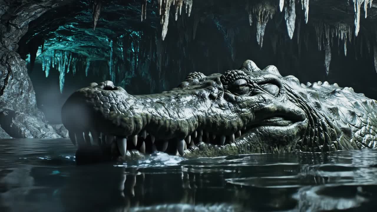 Crocodile in a Cave