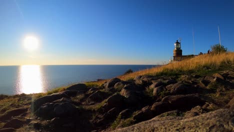 timelapse of kullens fyr in molle, sweden