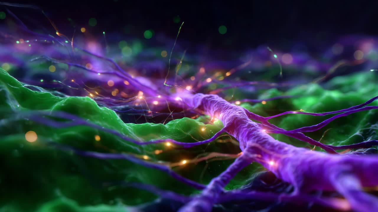 Živé vizualizace nervových spojení a synaptické aktivity: Ohromující zkoumání složitosti neuronů a jejich interakcí v mozku