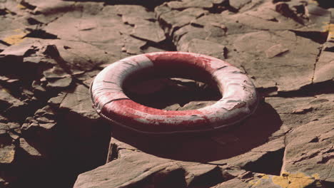 very-old-abandoned-Grungy-Lifebuoy