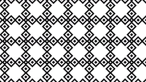 black and white linear seamless geometric pattern white isolated background slide animation