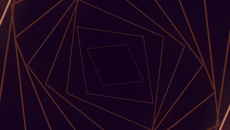 el espectacular diseño del caleidoscopio ilumina el cuarto oscuro con líneas rojas.