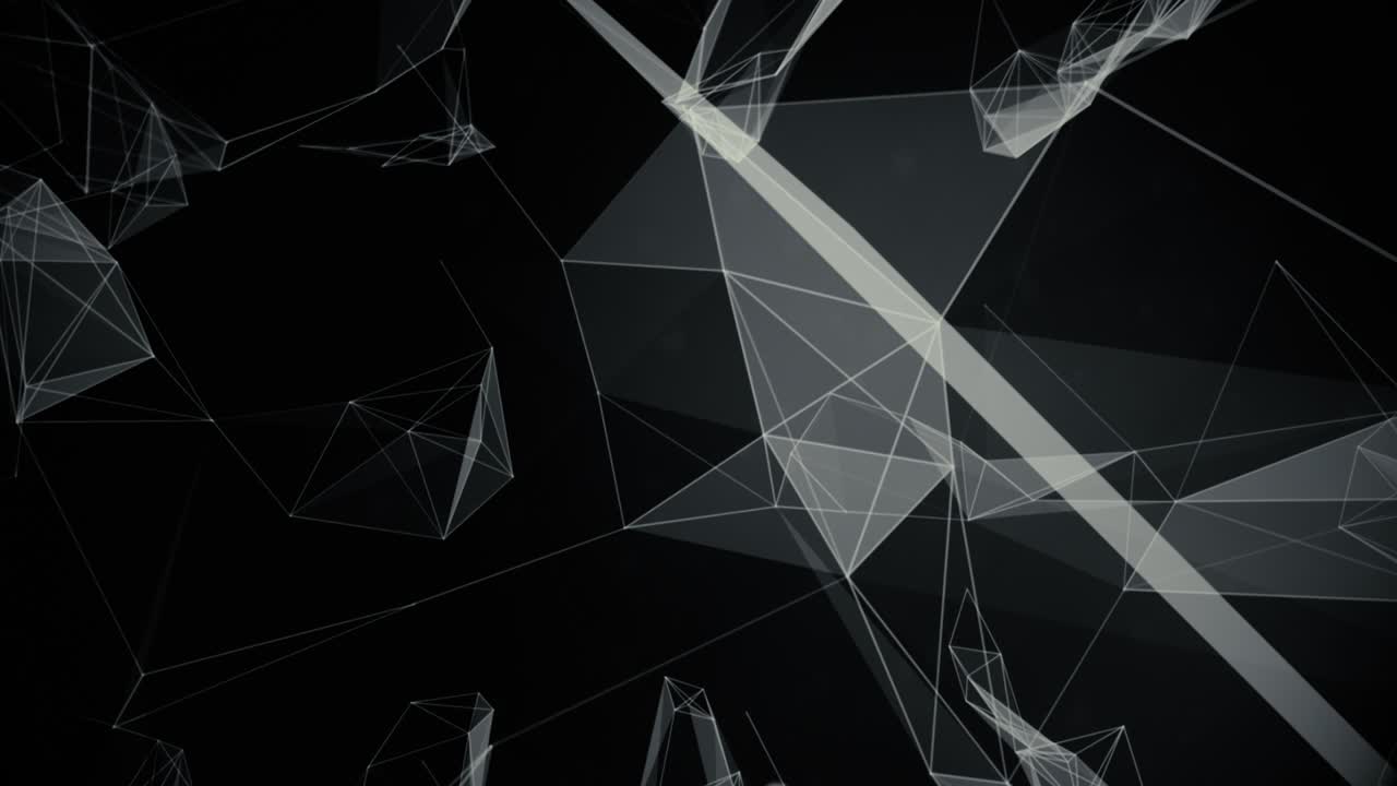 intro. fondo geométrico abstracto con puntos y líneas de conexión. tecnología digital y concepto de comunicación. fondos de ilustración de stock, conexión, tecnología, color blanco, red de computadoras