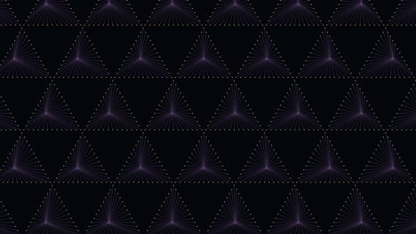 Patrón-Geométrico-De-Triángulos-Con-Efecto-Neón-Y-Puntos