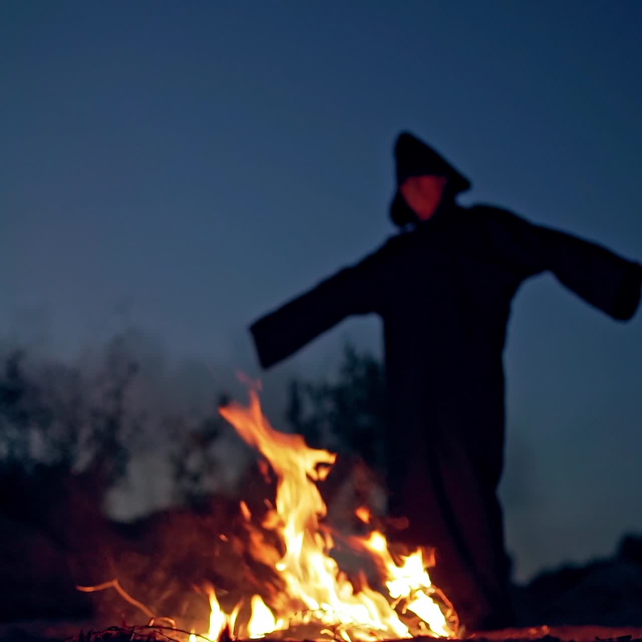 Witch bonfire place