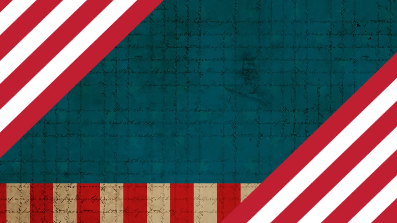 그리드 위로 움직이는 미국  ⁇ 발 줄무 ⁇ 의 애니메이션