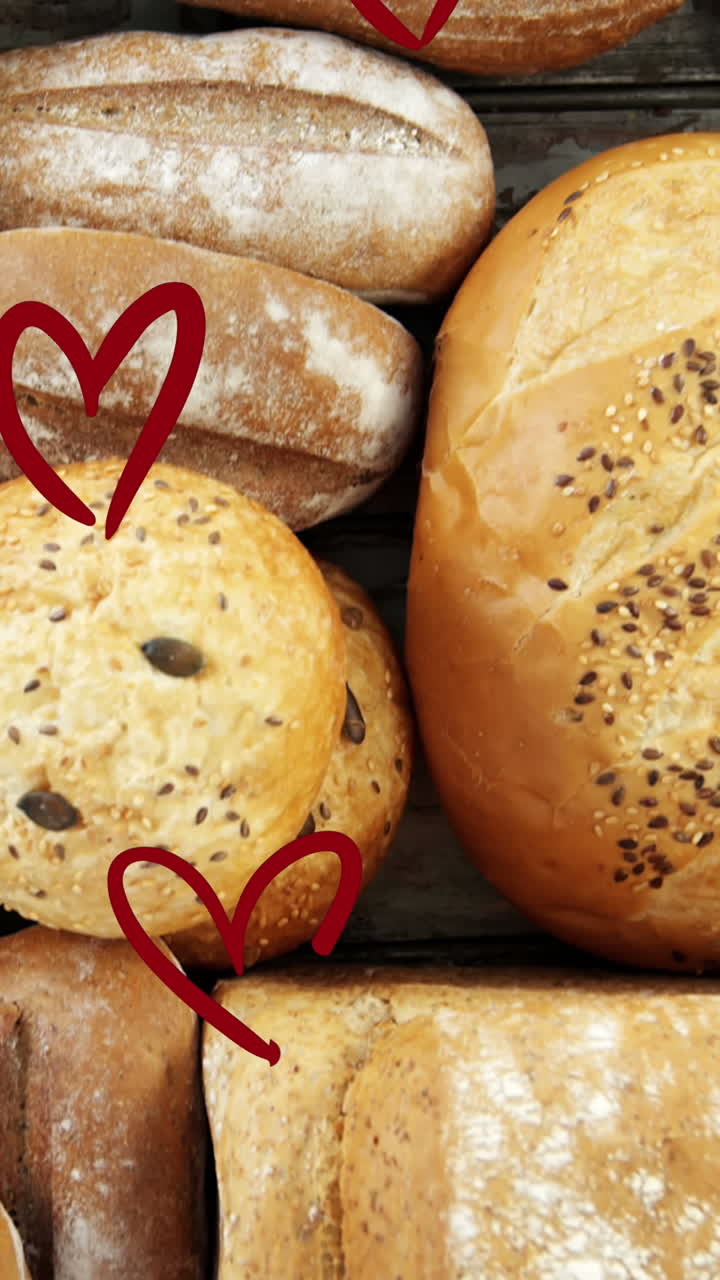 ⁇  위에서 떨어지는 심장을 읽는 애니메이션