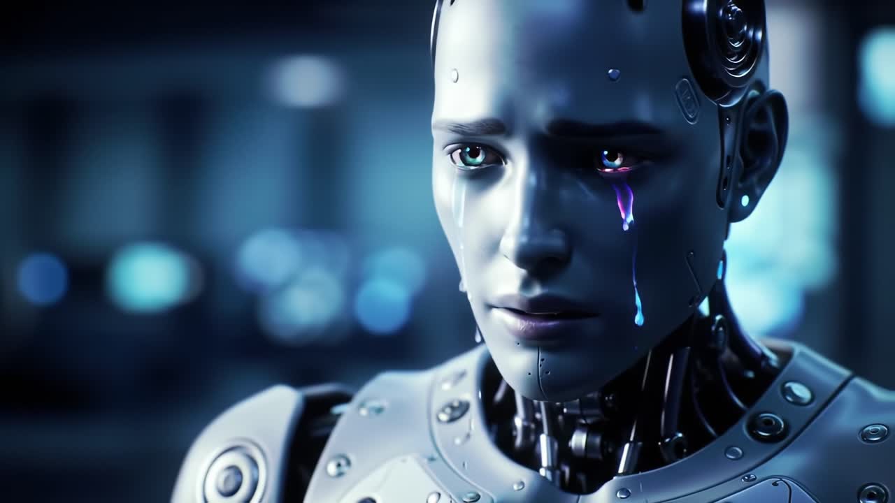An Emotional Android: Understanding the Intense Emotions Exhibited by a Cybernetic Being as It Interacts with Its Digital Environment