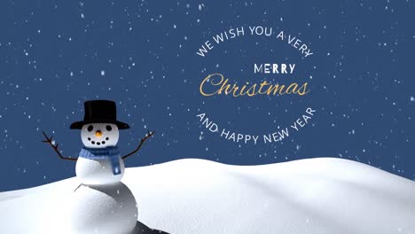 Animation-of-snow-falling-over-merry-christmas-text