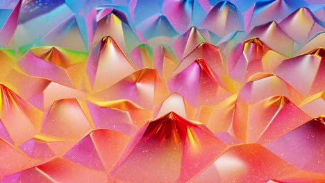 looped abstract background. beautiful iridescent wavy surface of liquid with pattern, gradient color and flow waves on it. rainbow glossy and matt fluid. creative bright bg with soft smooth animation.