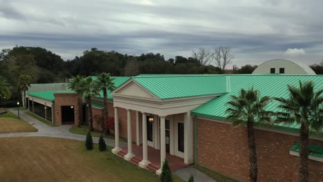 Great-River-Road-museum-in-Darrow-Louisiana-aerial-view