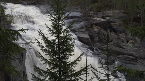 Beautiful-waterfall-in-norway.-Slowmotion