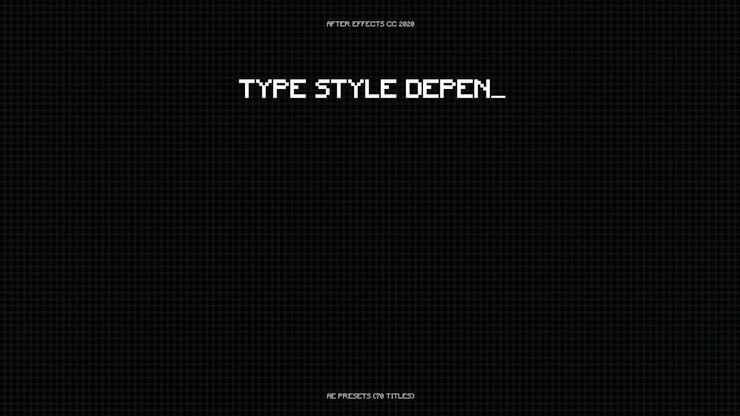 Typewriter Titles After Effects CC 2020