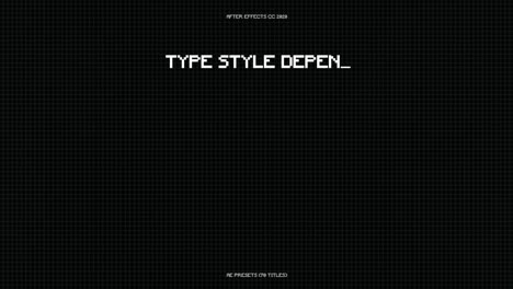 typewriter titles after effects cc 2020