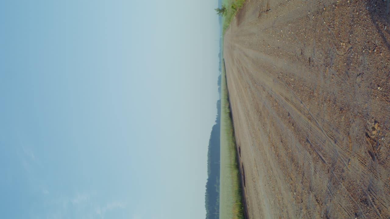 시골 도로 자전거