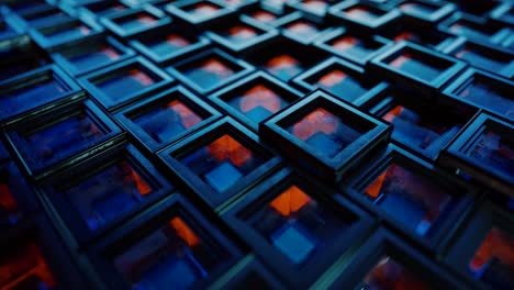 Abstract Geometric Pattern of Squares