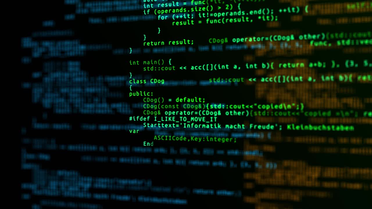 3d software developer computer script programming code abstract technology loop background security