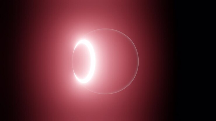 The glow of the ball is similar to the loading or processing process.