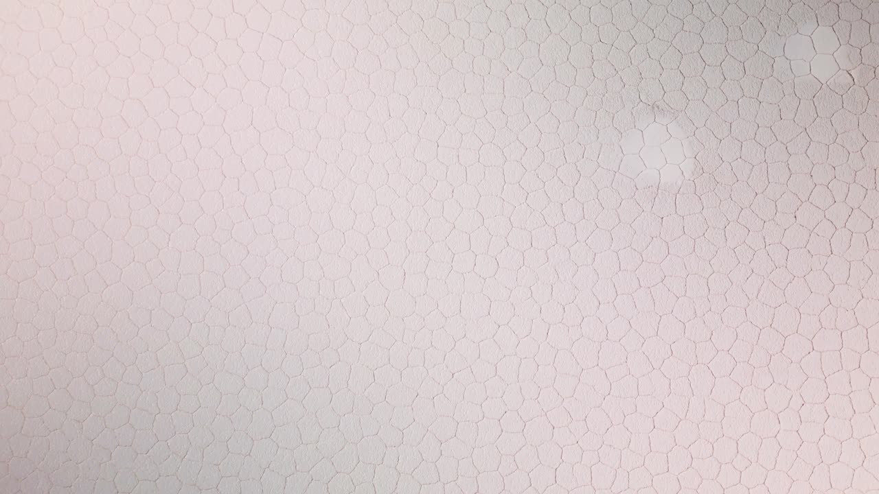 Overhead View Of Hexagonal Formations On The Surface Of Salar De Uyuni In Bolivia. - aerial shot