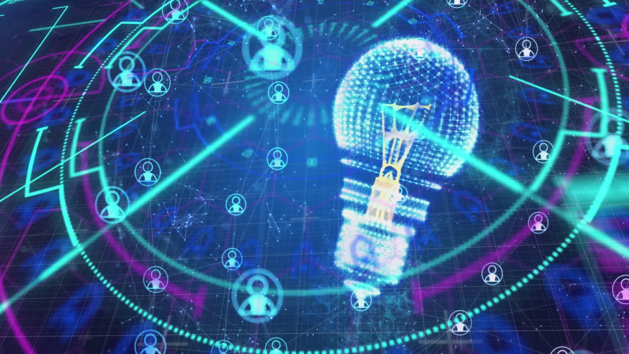 전구의 애니메이션과 데이터 처리