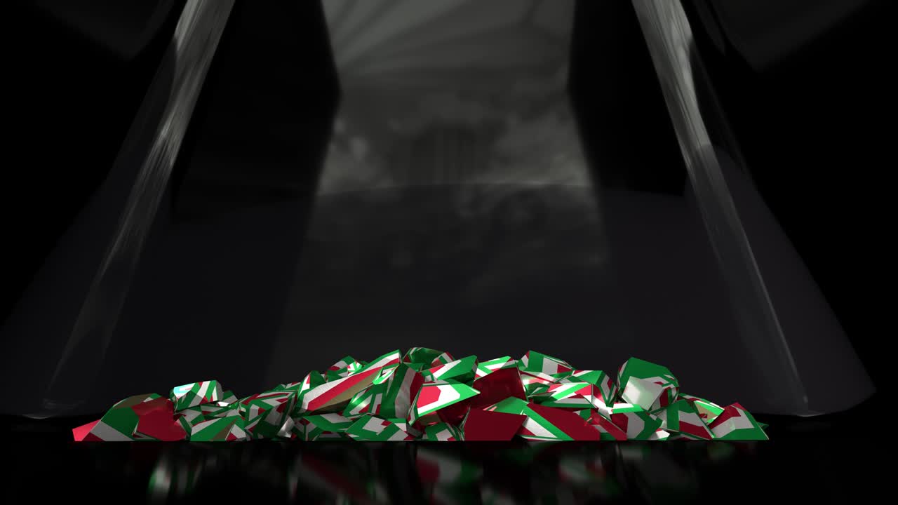 이탈리아 발 붕괴 유로 이탈리아 4k