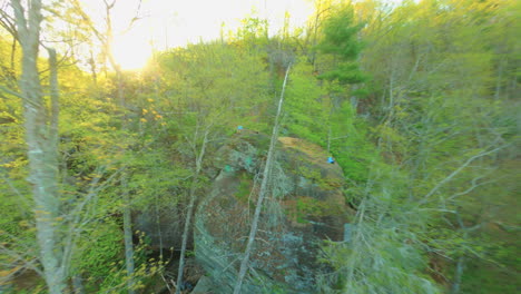 FPV-drone-shot-flying-through-Raven-Cliffs-Falls