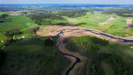 Río-Salvaje-Hancza,-Vista-Aérea