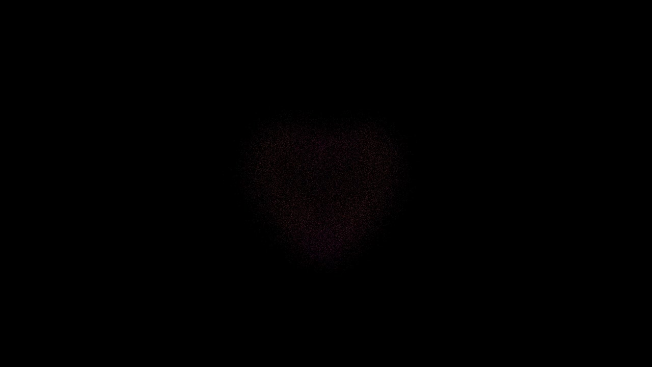 반이는 3d 싱글 하트 애니메이션 루프 배경 비디오