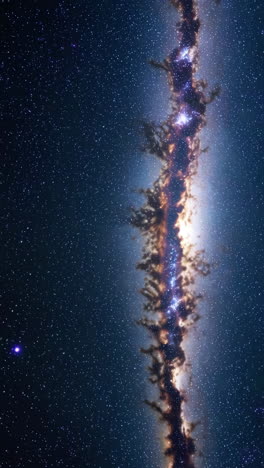 milky way in deep space