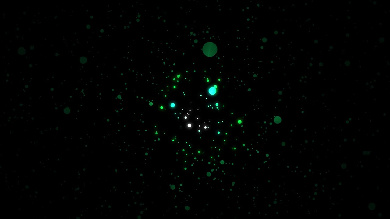 Green color ball background