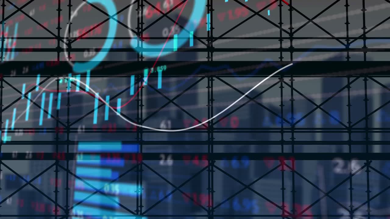 스카포딩의 애니메이션, 금융 데이터 처리 및 통계