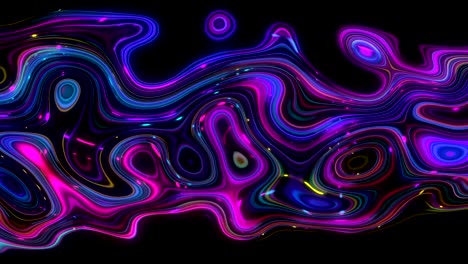 fondo líquido abstracto. superficie ondulada, ondas, textura vibrante de moda. fondo de tinta. bucle