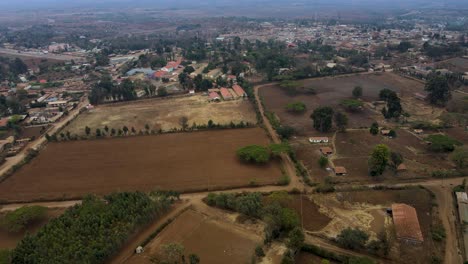 drone view of the rural kenya