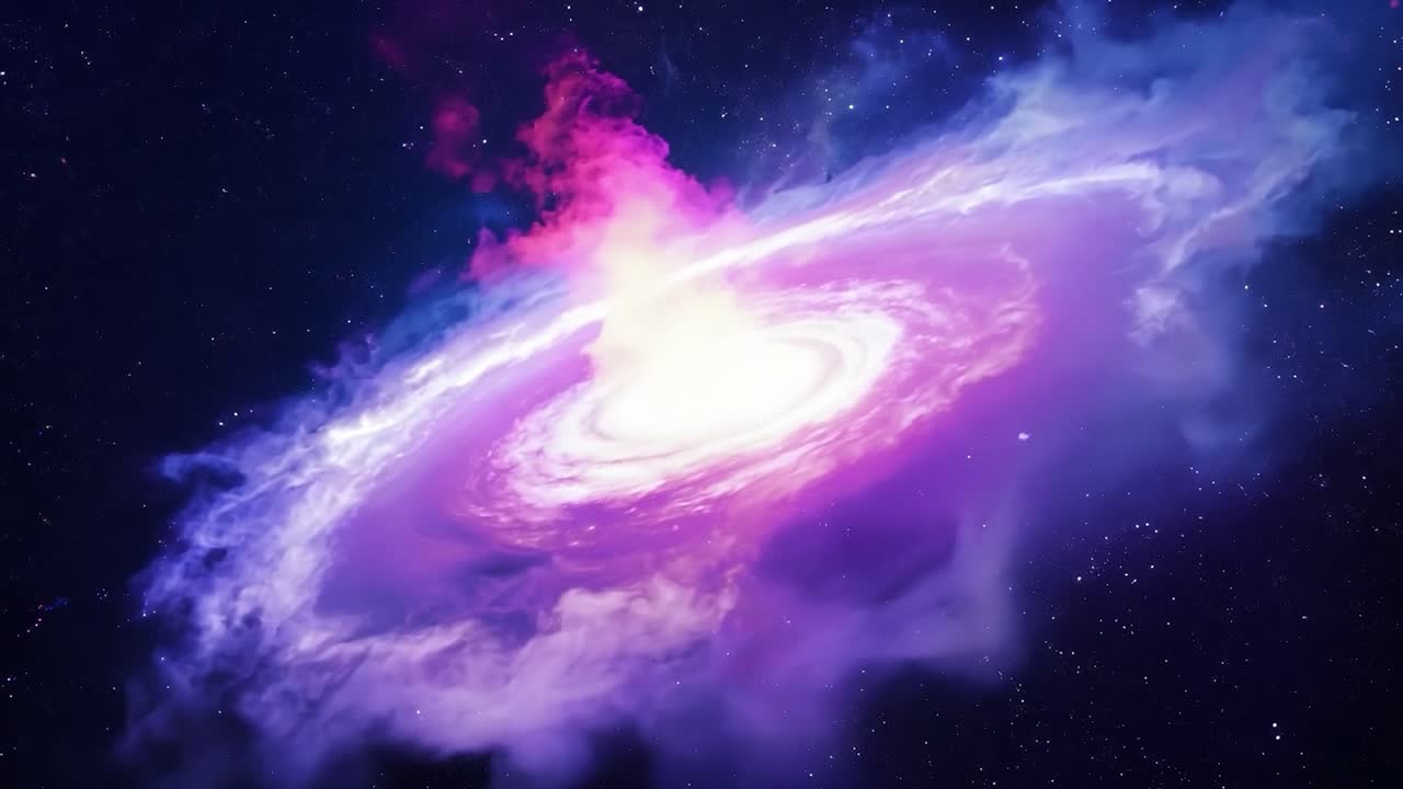 Galaksi spiral di luar angkasa